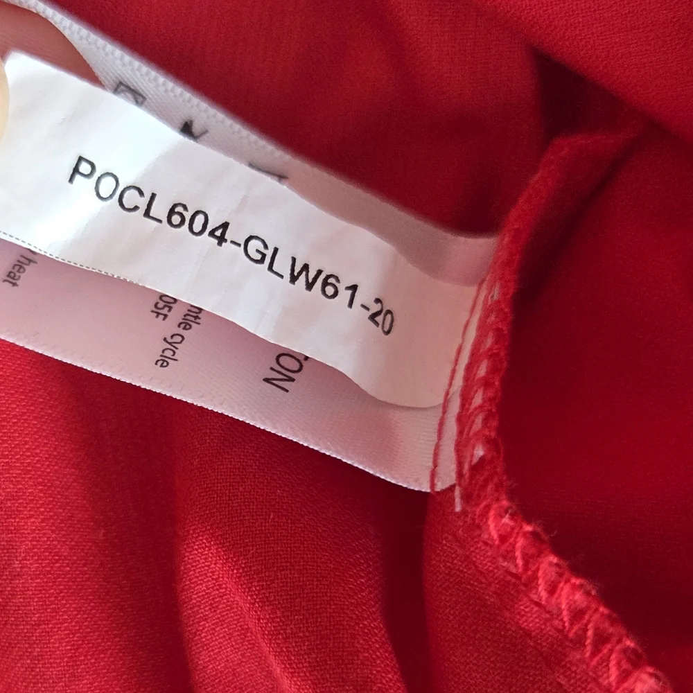 Cecil & Lou Red Dress Lace Detail Infant Size 3 Months 100% Cotton